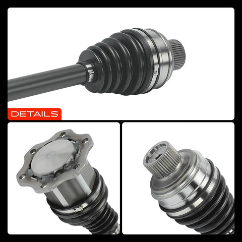 Porsche Macan CV Axle Shaft Assembly Front Left Or Right Fit 2015 2016 2017 2018 2019 2.0L 3.0L 3.6L close-up details