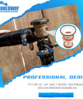 Pressure Vacuum Breaker Repair Kit For 1/2, 3/4, And 1 Inch PVB Backflow Preventers, RK1-720A Replacement Parts Installed