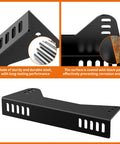 Universal Bucket Seat Mounting Bracket Kit 2 Pack Heavy Duty L Shape Side Mount Brackets for FRP and Carbon Fiber Racing Seats