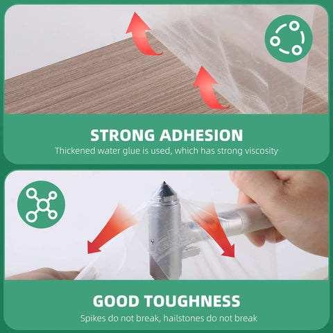 Heavy Duty Greenhouse Repair Tape 6.3 Mil Thick UV Resistant Plastic Sheeting Tape For Greenhouse Covers And Repairs 3In By 213Ft Waterproof Tear Resistant Low Temp Adhesive
