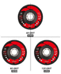 Flap Disc Grinding Wheels Set For Angle Grinder 4.5 Inch Aluminum Oxide Discs 20 Pack Grit 40 80 120 for various material finishing