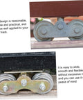 1pc Heavy Duty Sliding Door Track Roller Galvanized Industrial Door Pulley For Smooth Operation Durable Steel Door Runner Wheel Easy To Install Built For Heavy Doors And Frequent Use