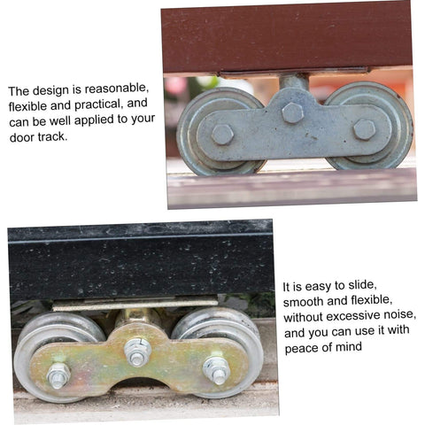 1pc Heavy Duty Sliding Door Track Roller Galvanized Industrial Door Pulley For Smooth Operation Durable Steel Door Runner Wheel Easy To Install Built For Heavy Doors And Frequent Use