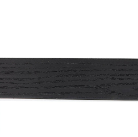 Close-up of Super Easy Tall 2.5 Inch Woodgrain Wall No Dig Landscape Edging Kit in Black texture