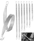 Hella Rugged Engine Chassis Grounding Cable Kit featuring eight thick silver straps for stabilizing automotive power delivery.