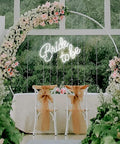 Bride To Be LED Neon Wall Sign For Christmas Bridal Shower Bachelorette Party Engagement Gift Wedding Decor Light That Sets The Mood And Keeps The Party Lit All Night Long glowing on wedding backdrop with floral arch