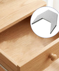 24 Pack 304 Stainless Steel Drawer Stops For Wood Dresser Cabinet Repairs Keeps Drawers Locking Down Tight Like A Champ on wooden dresser drawer.