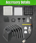 Carburetor Replacement Kit For SRM 2620 Trimmer With Air Filter Pre Filter Air Filter Cover And Fastener Knob Beefed Up Fuel Line