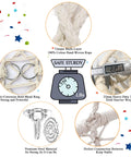 Hanging Chair For Bedroom Hammock Swing With Lights And Hardware Kits Holds Up To 550 Lbs Macrame Cotton Rope Chair For Patio Deck Garden Chill Vibes Cushion Not Included diagram showing cotton rope and metal rings