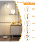 Frosted Glass Globe Floor Lamp With 9W LED, E26 socket compatibility, tall gold lamp for living room, bedroom, office, modern decor.