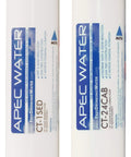 Plug And Play Countertop Reverse Osmosis Replacement Filter Set For CTOP Series with sediment and coconut carbon filters