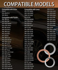 12Pcs Transfer And Differential Case Drain Plug Crush Washer Kit 3 Types OEM 9043024003 Gasket Set models list