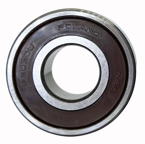 Get Ready to Work with These Bad Boy 6203 Deep Groove Ball Bearings Measuring 17x40x12mm Featuring 2RS DDU VV Double Shields, close-up view.