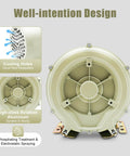 Built Tough 370W Air Pump Blower 110V 12Kpa High Pressure Workhorse Vortex Blower for Fish Tanks with cooling holes design.