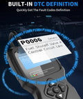 OBD2 Diagnostic Scanner For All Vehicles After 1996 With IM Readiness Real Time Data Stream Battery Health Tester Check Engine Light Reset
