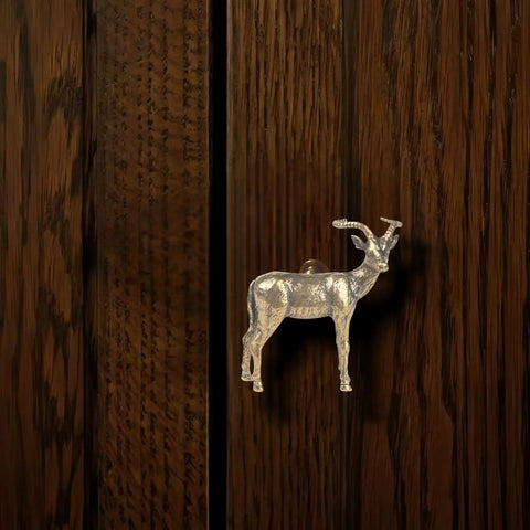 Kickass Solid Brass Cabinet Knobs With Super Sweet Retro Animal Drawer Pulls For Kitchen Cupboards Heavy Duty Furniture Hardware Featuring Smooth Adjustable Cuttable Step Screws on a wooden cabinet.