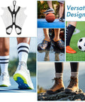 Elastic Silicone Shoe Holster With Backpack Clips For Hanging Sneakers Boots Cleats Or Gear On Your Backpack No Fuss Easy To Use