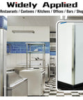 Premium 304 Stainless Steel Corner Guards in a kitchen setting, showcasing protection for walls and counters.