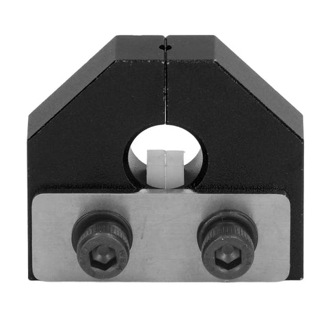 Durable Aluminum Alloy Filament Welding Connectors For 1.75mm Filaments with black finish, front view