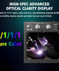 Auto Darkening Welding Helmet With True Color View Large Viewing Window Solar And Battery Powered Wide Shade Range display