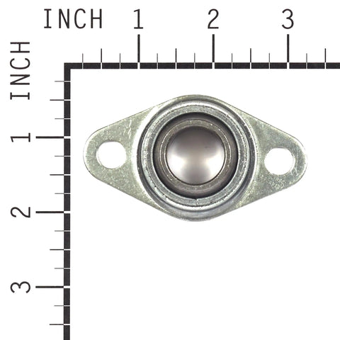 Flanged Bearing OEM Part 1722459SM Replacement For Small Engine Mowers And Outdoor Power Equipment Built Tough In USA, Fits A Wide Range of Lawn Care And Garden Equipment Models, OEM Authorized Replacement. Metal flanged bearing with two mounting holes