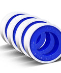 4 Rolls 1/2 Inch Wide PTFE Thread Seal Tape 520 Inches Per Roll Plumbers Tape For Water Pipes And Shower Heads No Leak Seal