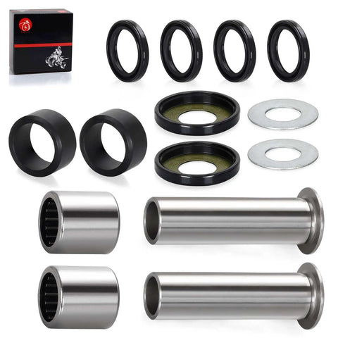 Swingarm Bearings And Seal Kit Fits LT-Z400 Quadsport Z400 2003-2014, black seals, spacers, bushings and sleeves