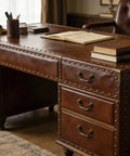Top Shelf Upholstery Tacks For Furniture Makeovers 120 Piece Antique Bronze Hardware For Sofas And Chairs, antique leather desk with brass tacks.