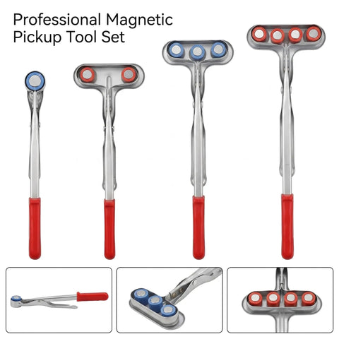 Dual Head Magnetic Safety Gripper For Metal Fabrication, Tough As Nails Magnetic Jaw Tool For Punch Press Work, Durable Carbon Steel Construction, 3 Kg Suction Weight, Fast Grab, Reliable Pickup And Secure Workpiece Handling on metal pickup tool set