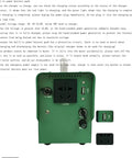150W Hand Cranked Generator With Dual Direction Crank Portable Dynamo For Off Grid Power Supports External Charging And Solar Panel Charging Up To 2A Output Compact Power Kit For Camping Emergency Prep And Outdoor Adventures showing front panel with USB and sockets