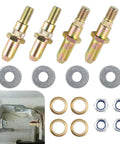 Door Hinge Pin And Bushing Kit Waterproof Metal Door Repair Kit Replacement Pins For 1999 Up GMC Sierra Silverado Chevrolet Full Size