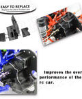 Heavy Duty Aluminum Transmission Case And Hop Up Gearbox for 1/10 Slash Rustler showcases modular design, enhancing RC car performance.