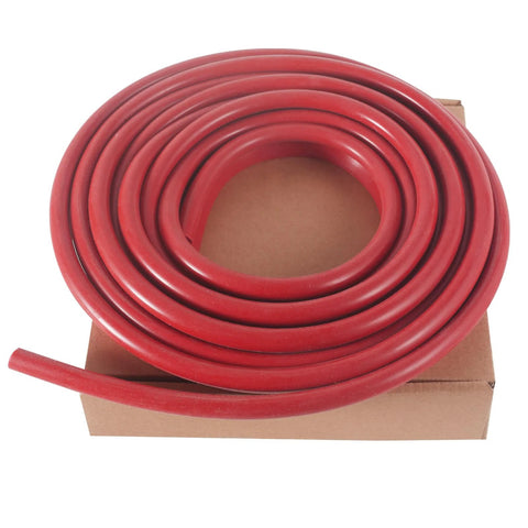 Red silicone gasket seal coil for smoker doors; 13 ft length, high-temperature up to 500°F