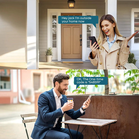 Premium Smart Front Door Lock With Hella Secure Fingerprint Deadbolt Sleek Wireless Keyless Entry Set Easy Bluetooth Keypad And Auto Lock That Plays Nice With Alexa For Zero Hassle Daily Home Access Matte Black
