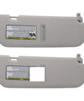 Hyundai Elantra Driver Side Sun Visor Replacement 2011 2012 2013 2014 2015 Gray Direct Fit Replaces 852103X000TX image
