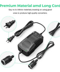 Portable 180W Car AC to DC Converter with 12V cigarette lighter output and 11V to 14V emulation for car gadgets