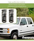 Front Upper Door Hinge Spring Replacement Kit 2 Pack for Chevrolet S10 Pickup 1994-2004 showing hinge springs and truck