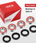 Front Wheel Hub Bearings And Seals For Honda ATV Recon Rancher TRX 200 250 1990s To 2022 2x4 Replacement Beefed Up Heavy Duty
