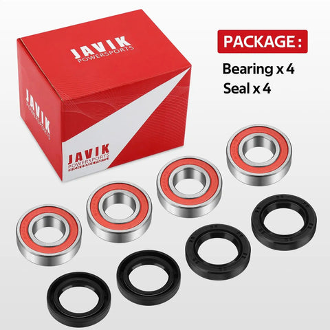 Front Wheel Hub Bearings And Seals For Honda ATV Recon Rancher TRX 200 250 1990s To 2022 2x4 Replacement Beefed Up Heavy Duty