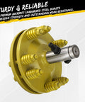 Real Deal 1 3/8 In PTO Slip Clutch Slick Round Ends Adjustable Tractor Friction Clutch Built Tough Carburized Steel close-up view