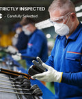 Worker inspecting CNC milled 52 Degree 56 Degree 60 Degree Wedge Set For Men And Women Right Hand in factory setting.