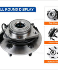 Front Wheel Hub And Bearing Assembly 515151 For Ram 1500 2012 To 2018 And 2019 Ram 1500 Classic 5 Lug With ABS Direct Fit Easy Install No Hassle Replacement Wheel Hub Kit