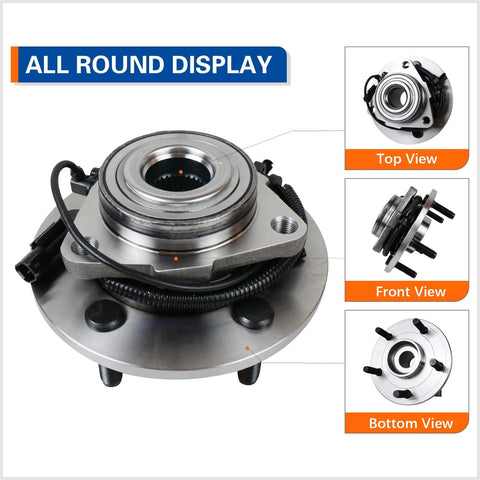 Front Wheel Hub And Bearing Assembly 515151 For Ram 1500 2012 To 2018 And 2019 Ram 1500 Classic 5 Lug With ABS Direct Fit Easy Install No Hassle Replacement Wheel Hub Kit