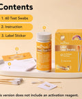 At Home Lead Test Kit With 60 Rapid Swabs And 30 Second Color Change Results For Quick No-Fuss Lead Screening contents display
