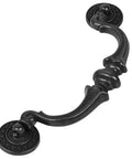 6 Pack Vintage Antique Black Drawer Pulls Handles With 5.5 Inch Hole Center And 6.7 Inch Total Length Made From Zinc Alloy Durable