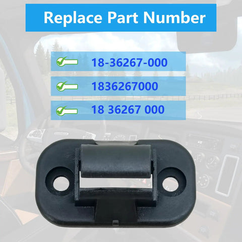 2 Pack Sun Visor Retainer Clips For Freightliner Cascadia 2009 Through 2020 And Freightliner M2 106 2008 Through 2022 front view