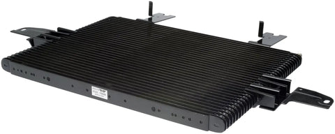 Automatic Transmission Oil Cooler For Ford Models Direct Replacement Keeps Transmission Temps In Check When Original Cooler Fails From Heat Corrosion Or Damage. Close-up of the metal cooling fins.