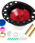 Freestanding Tub Drain Rough In Kit With Pvc Adapter For Floor And Island Bathtubs Durable Plumbing Hardware parts and assembly.