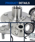 Pair Front Wheel Bearing Hub Assembly 29596048 fits 1997 to 2001 Honda CR-V and Prelude, steel construction, OE-style bearings
