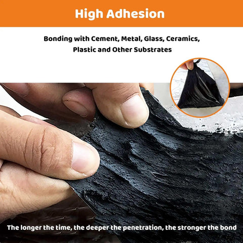 Hella Tough Asphalt Roof Shingle Repair Tape With Reflective Aluminum Foil Backing Offers Kickass Waterproof Shield and Nailed Pro Seal for plugging leaks, showcasing high adhesion to various materials.